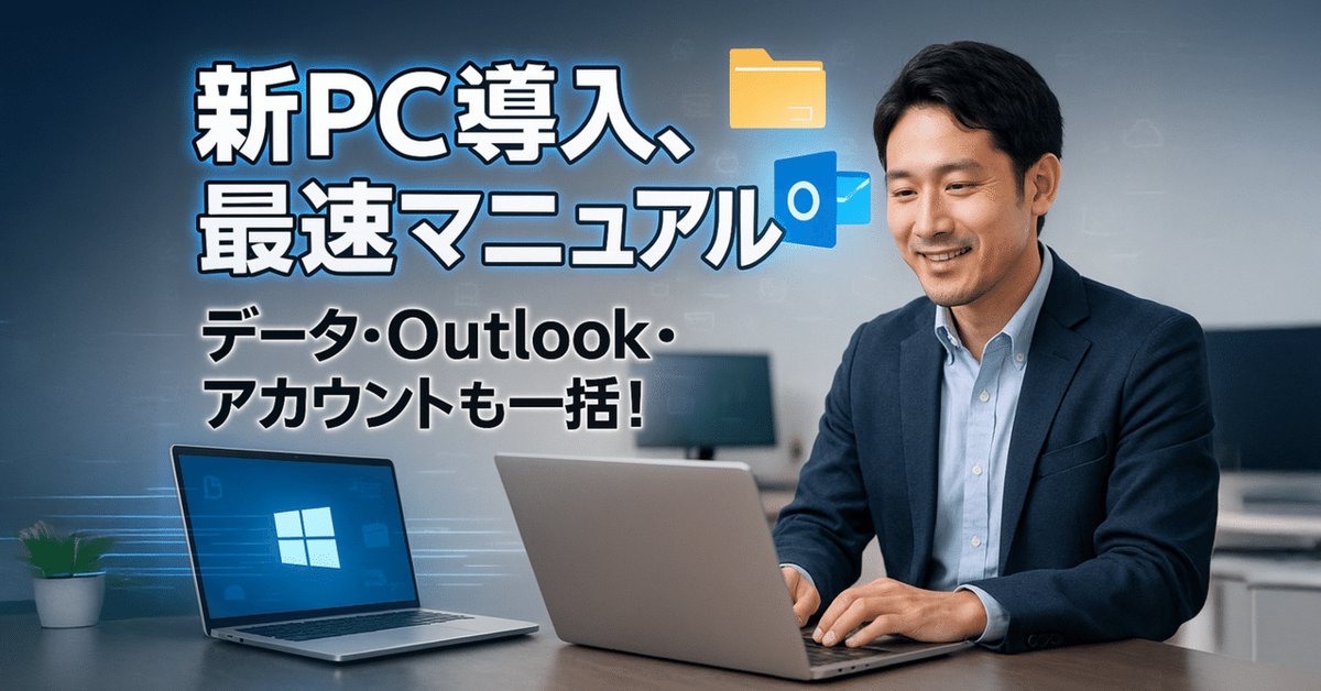 Windows 11新PCへのデータ・Outlook移行｜アカウント種類で判断
